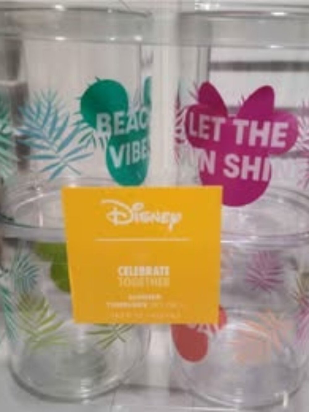 Set of 4 Disney Tumblers